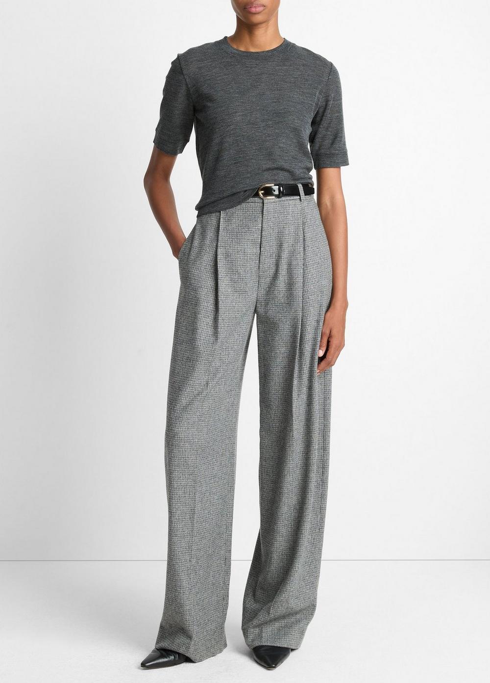 Vince Wool Shrunken T-Shirt - Women