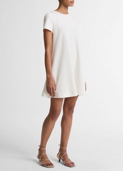 Vince Bias Short-Sleeve Dress - Dresses & Skirts