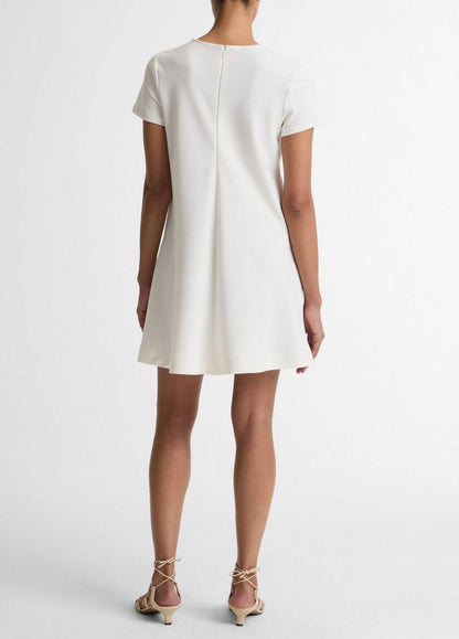 Vince Bias Short-Sleeve Dress - Dresses & Skirts