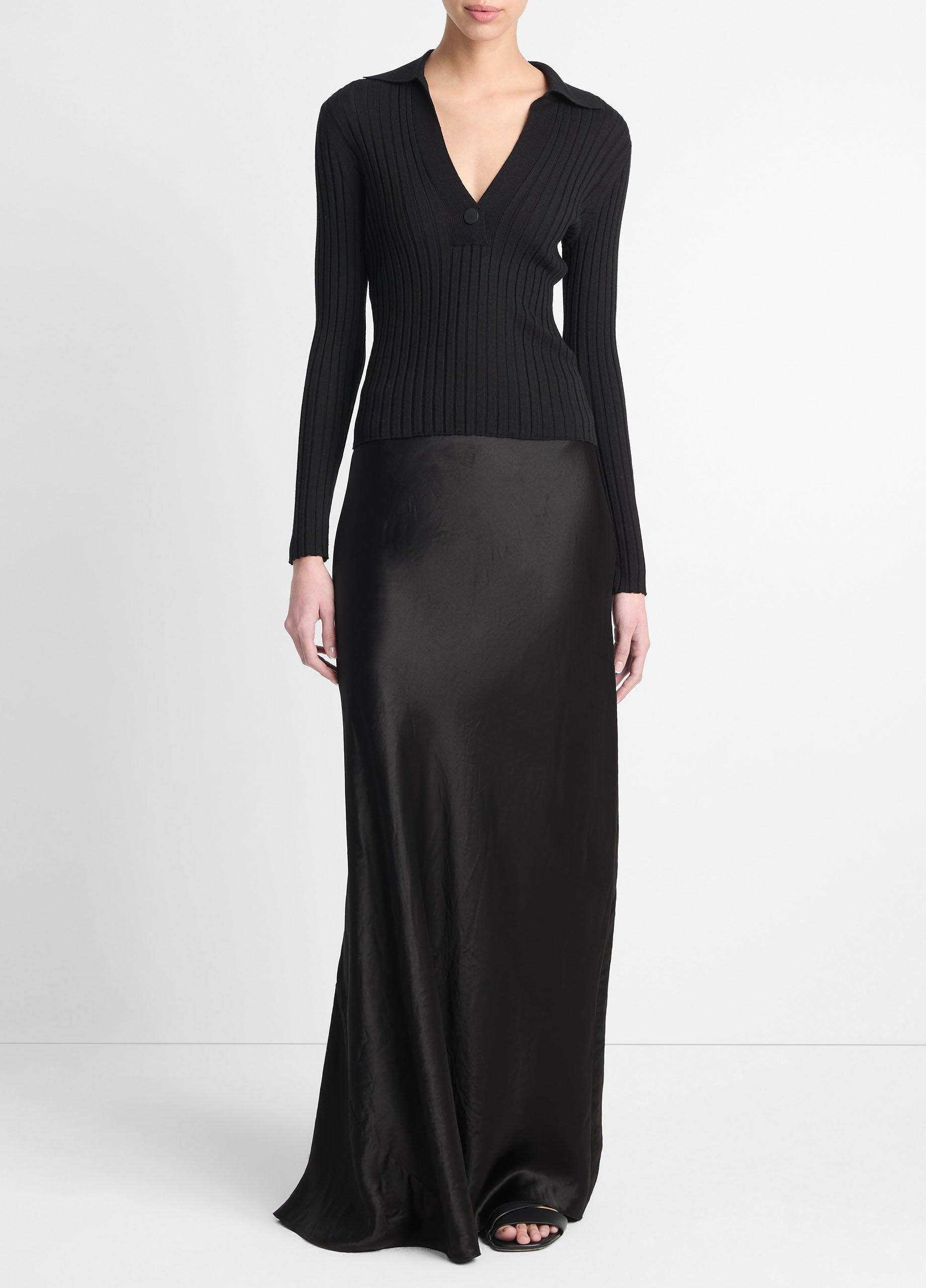 Vince Satin Maxi Skirt - Dresses & Skirts