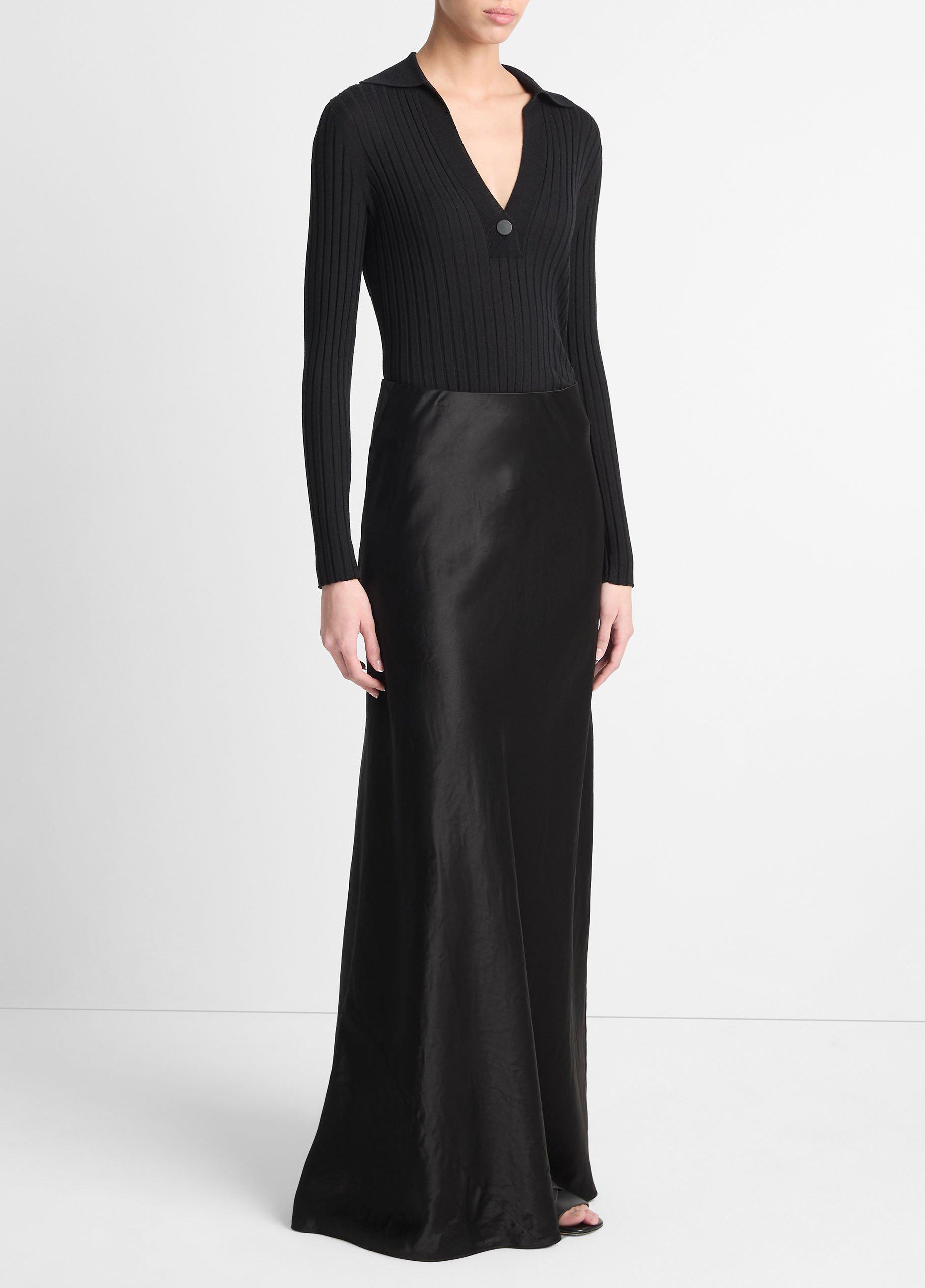 Vince Satin Maxi Skirt - Dresses & Skirts