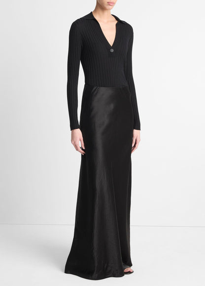 Vince Satin Maxi Skirt - Dresses & Skirts
