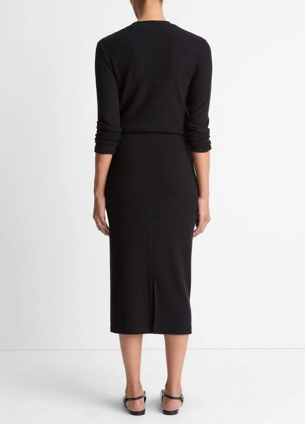Vince Cozy Rib Midi Skirt - Dresses & Skirts