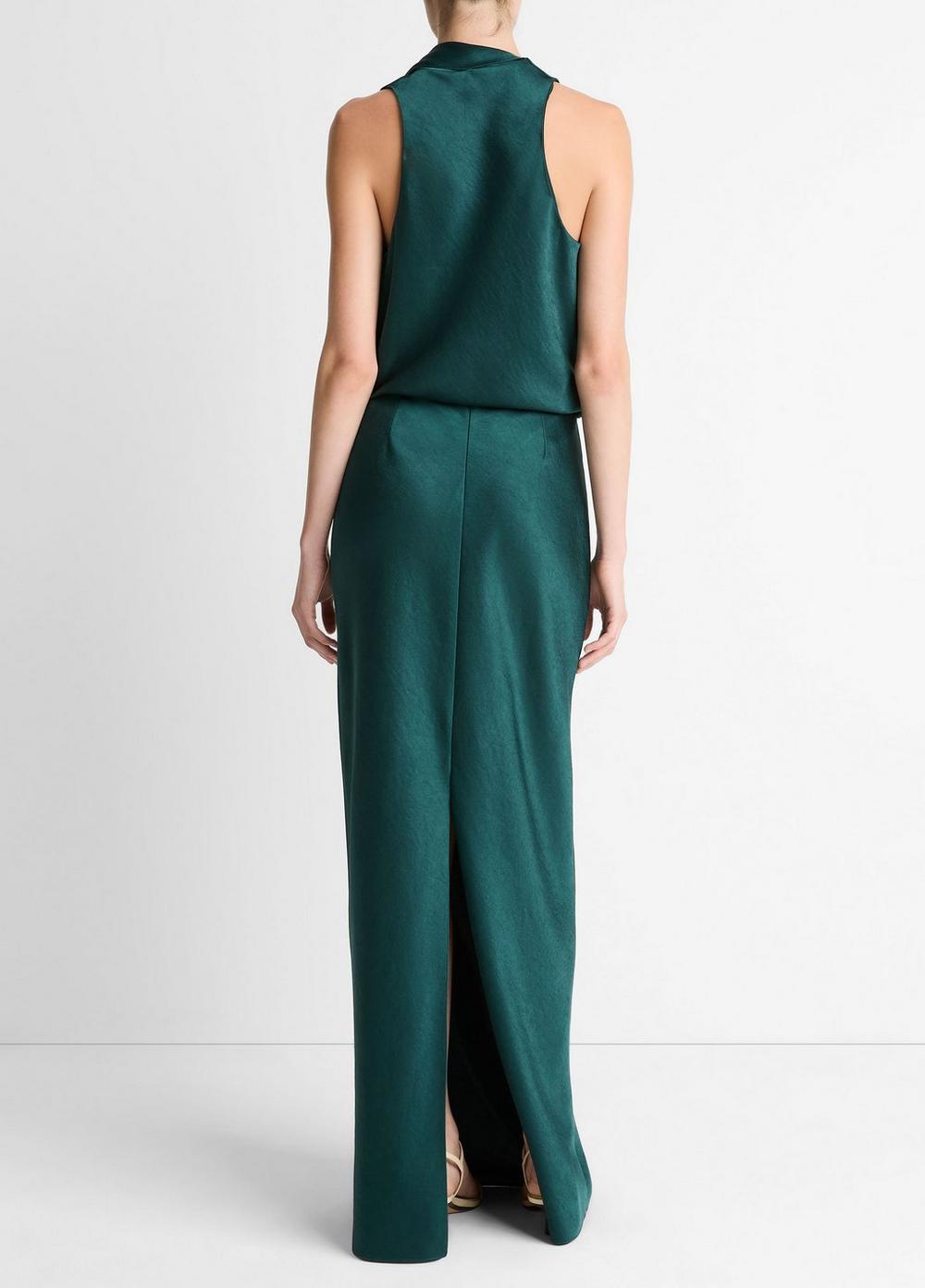 Vince Satin Bias Column Skirt - Dresses & Skirts