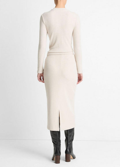 Vince Cozy Rib Midi Skirt - Dresses & Skirts