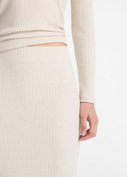 Vince Cozy Rib Midi Skirt - Dresses & Skirts