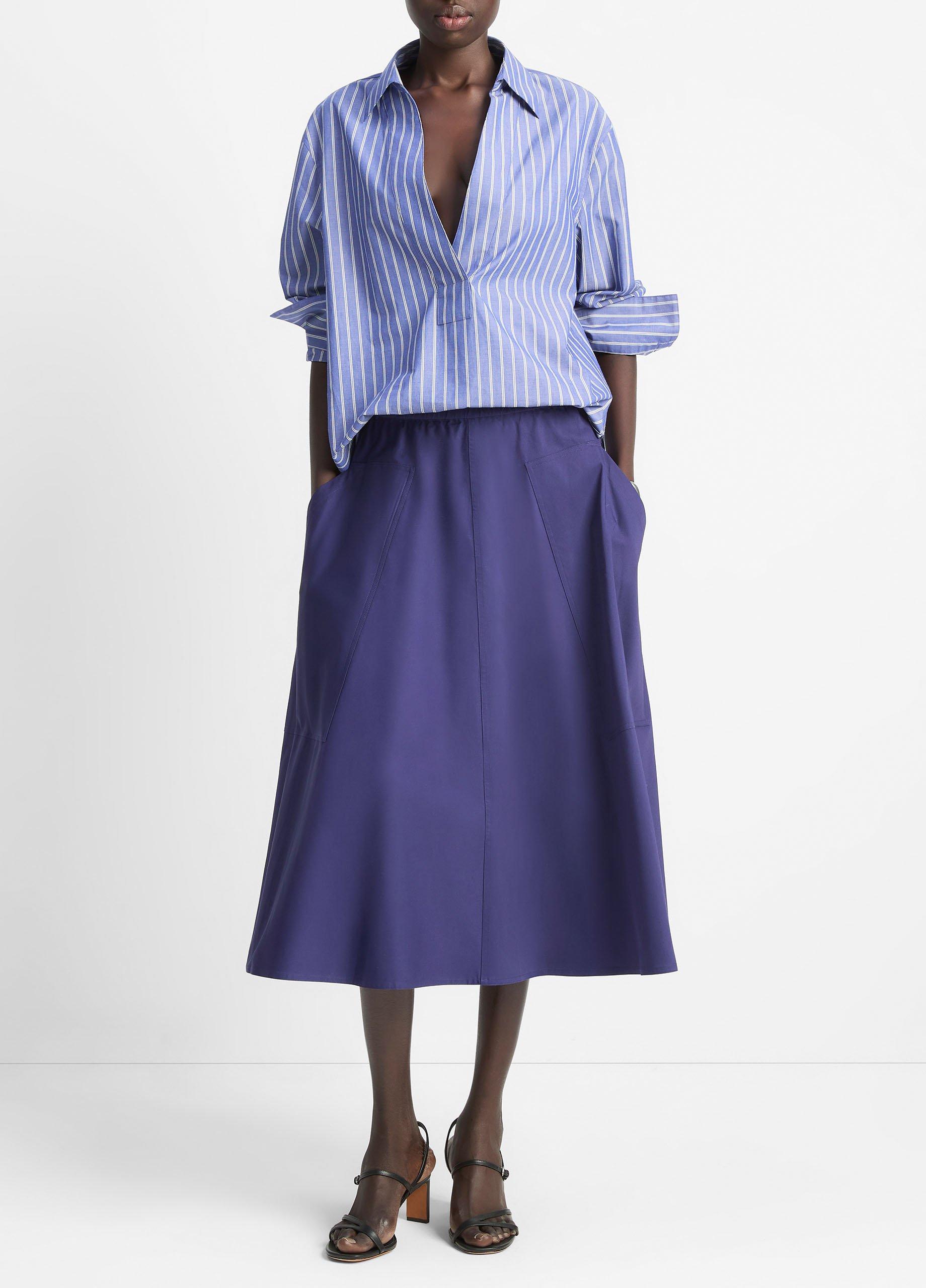 Vince Cotton Full Skirt - Dresses & Skirts