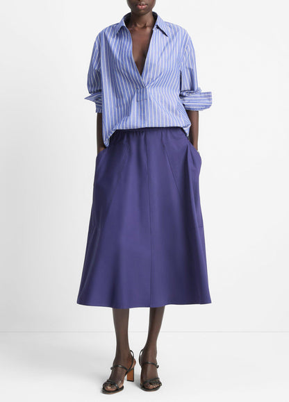 Vince Cotton Full Skirt - Dresses & Skirts