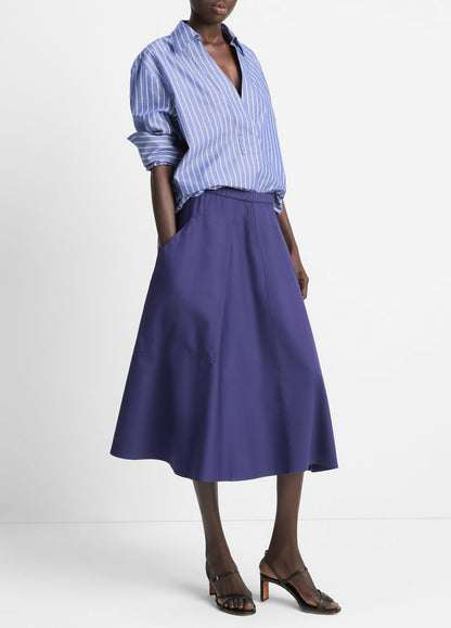 Vince Cotton Full Skirt - Dresses & Skirts