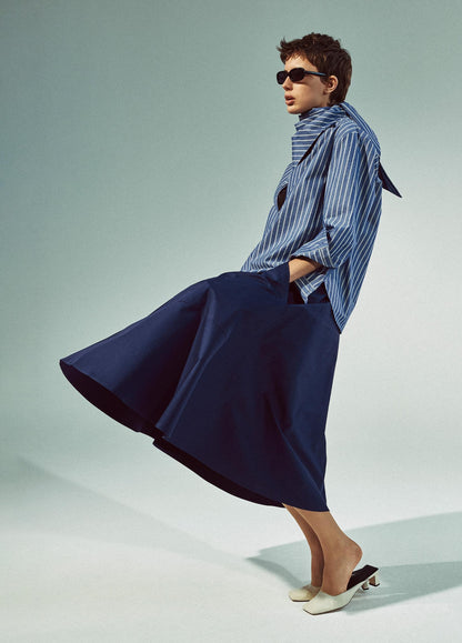 Vince Cotton Full Skirt - Dresses & Skirts