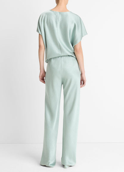 Vince Colette High-Rise Fluid Satin Bias Pant - Pants & Shorts