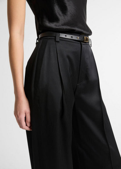 Vince Satin High-Waist Trouser - Pants & Shorts