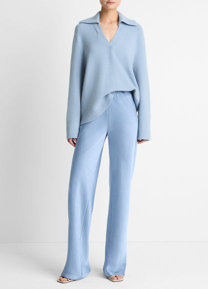 Vince Colette High-Rise Fluid Satin Bias Pant - Pants & Shorts