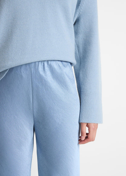 Vince Colette High-Rise Fluid Satin Bias Pant - Pants & Shorts