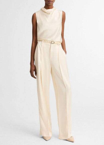 Vince Satin High-Waist Trouser - Pants & Shorts