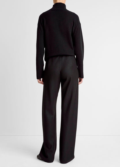 Vince Italian Wool-Blend High-Waist Bias Pant - Pants & Shorts