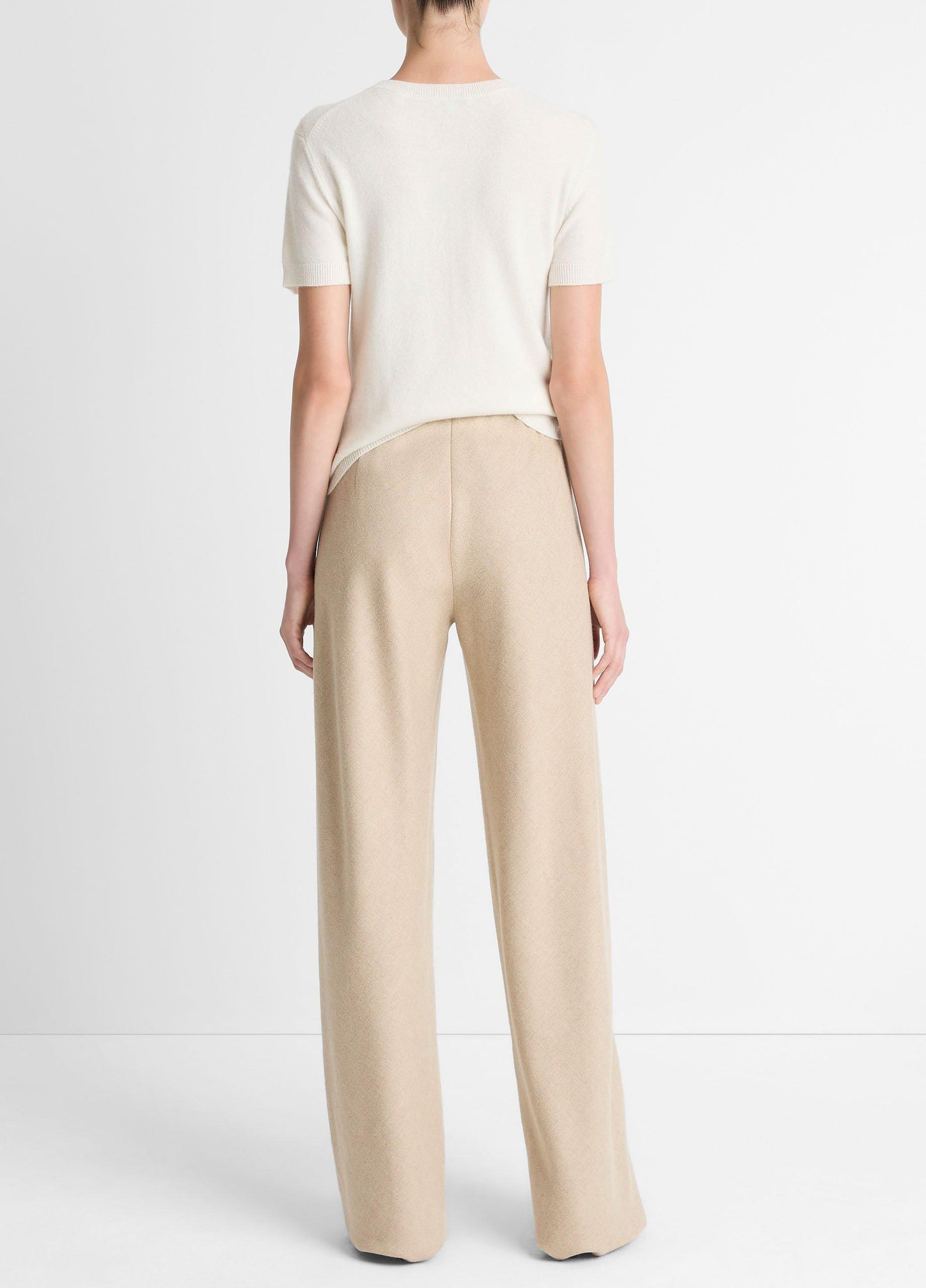 Vince Italian Wool-Blend High-Waist Bias Pant - Pants & Shorts