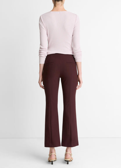 Vince Niki Mid-Rise Pintuck Crop Flare Pant - Pants & Shorts