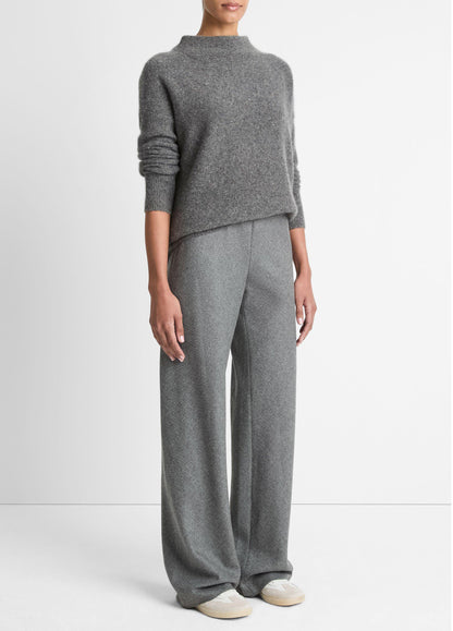Vince Italian Wool-Blend High-Waist Bias Pant - Pants & Shorts