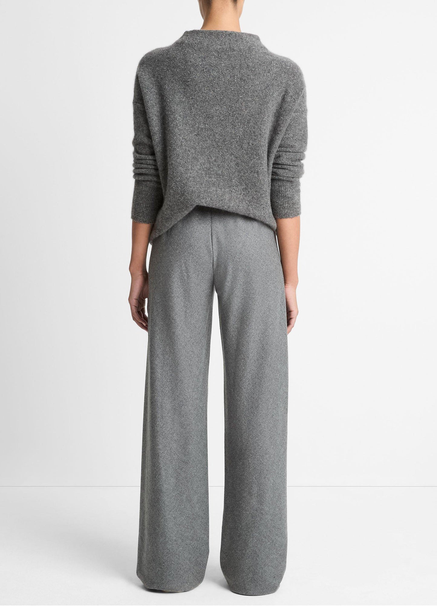 Vince Italian Wool-Blend High-Waist Bias Pant - Pants & Shorts