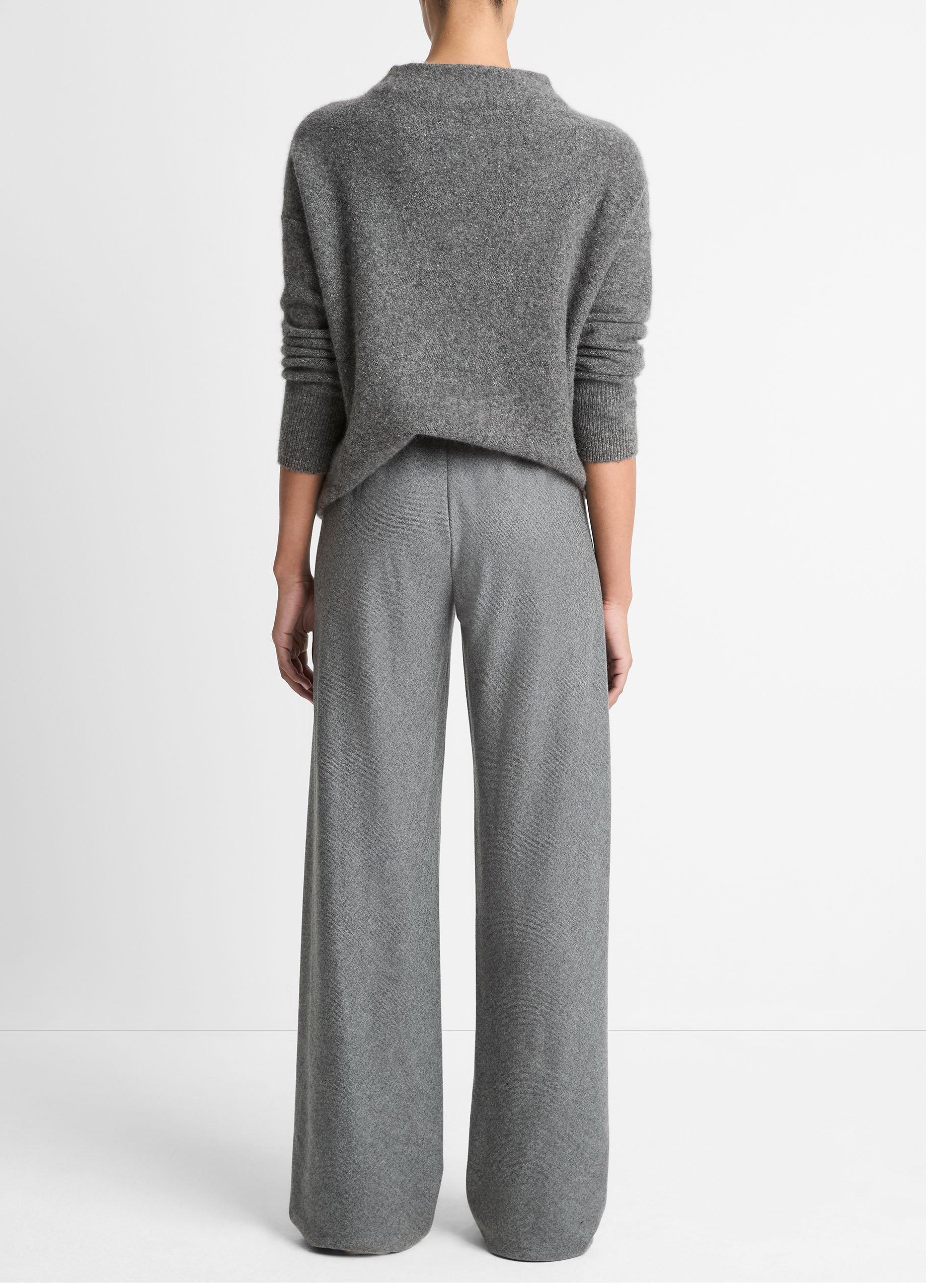 Vince Italian Wool-Blend High-Waist Bias Pant - Pants & Shorts