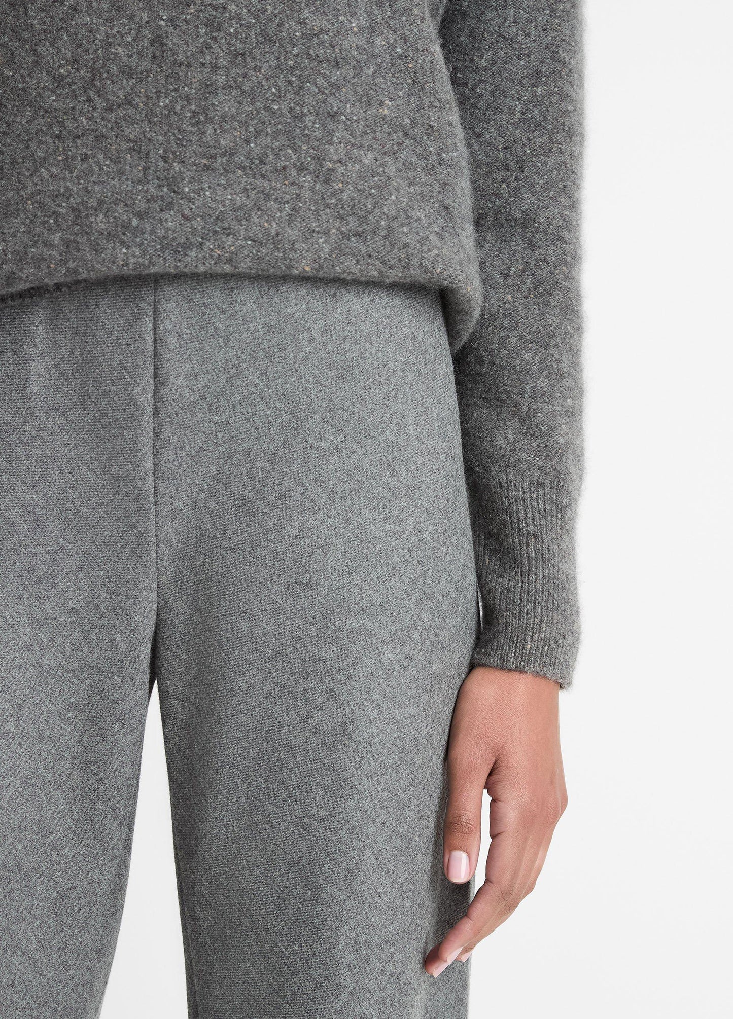 Vince Italian Wool-Blend High-Waist Bias Pant - Pants & Shorts