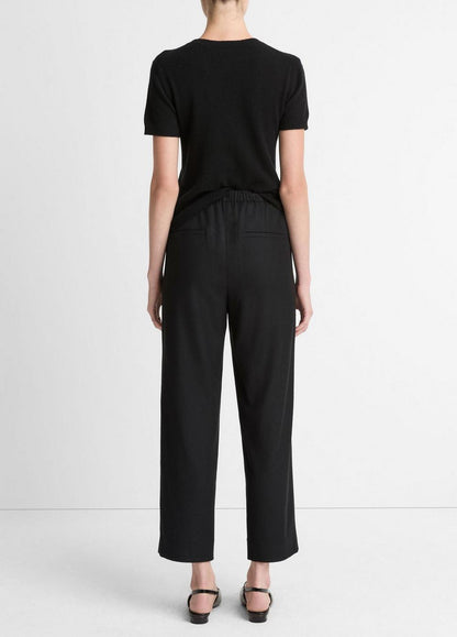 Vince Italian Wool-Blend Easy Pull-On Pant - Pants & Shorts