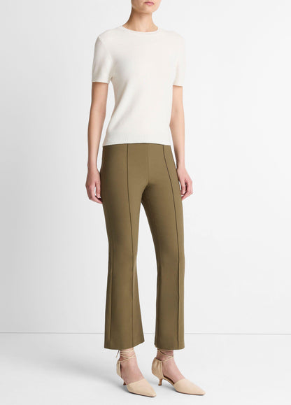 Vince Niki Mid-Rise Pintuck Crop Flare Pant - Pants & Shorts