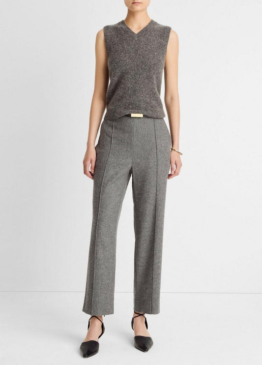 Vince Italian Wool-Blend Easy Pull-On Pant - Pants & Shorts