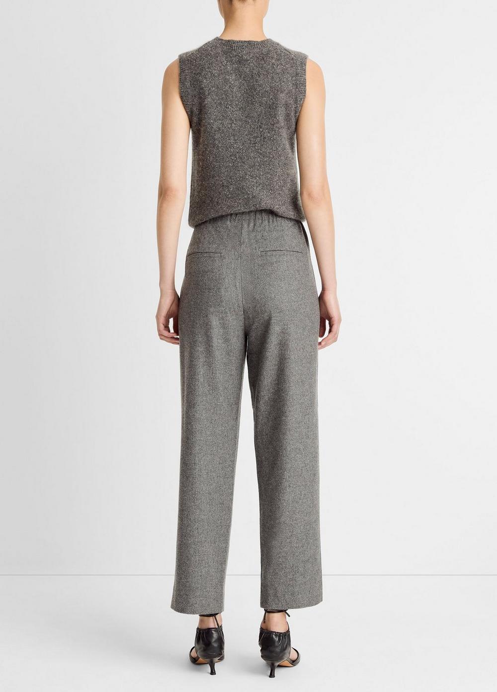 Vince Italian Wool-Blend Easy Pull-On Pant - Pants & Shorts