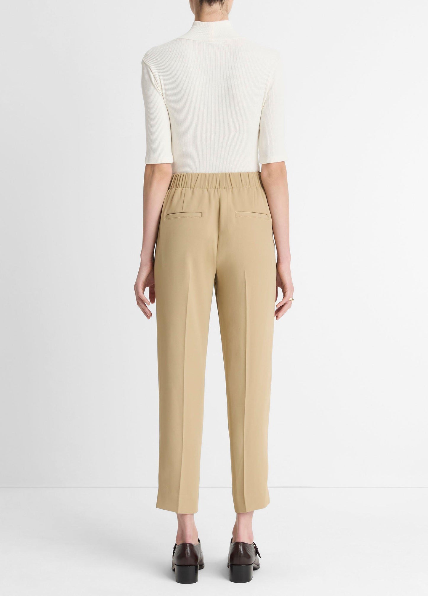 Vince Crepe Tapered Pull-On Pant - Pants & Shorts