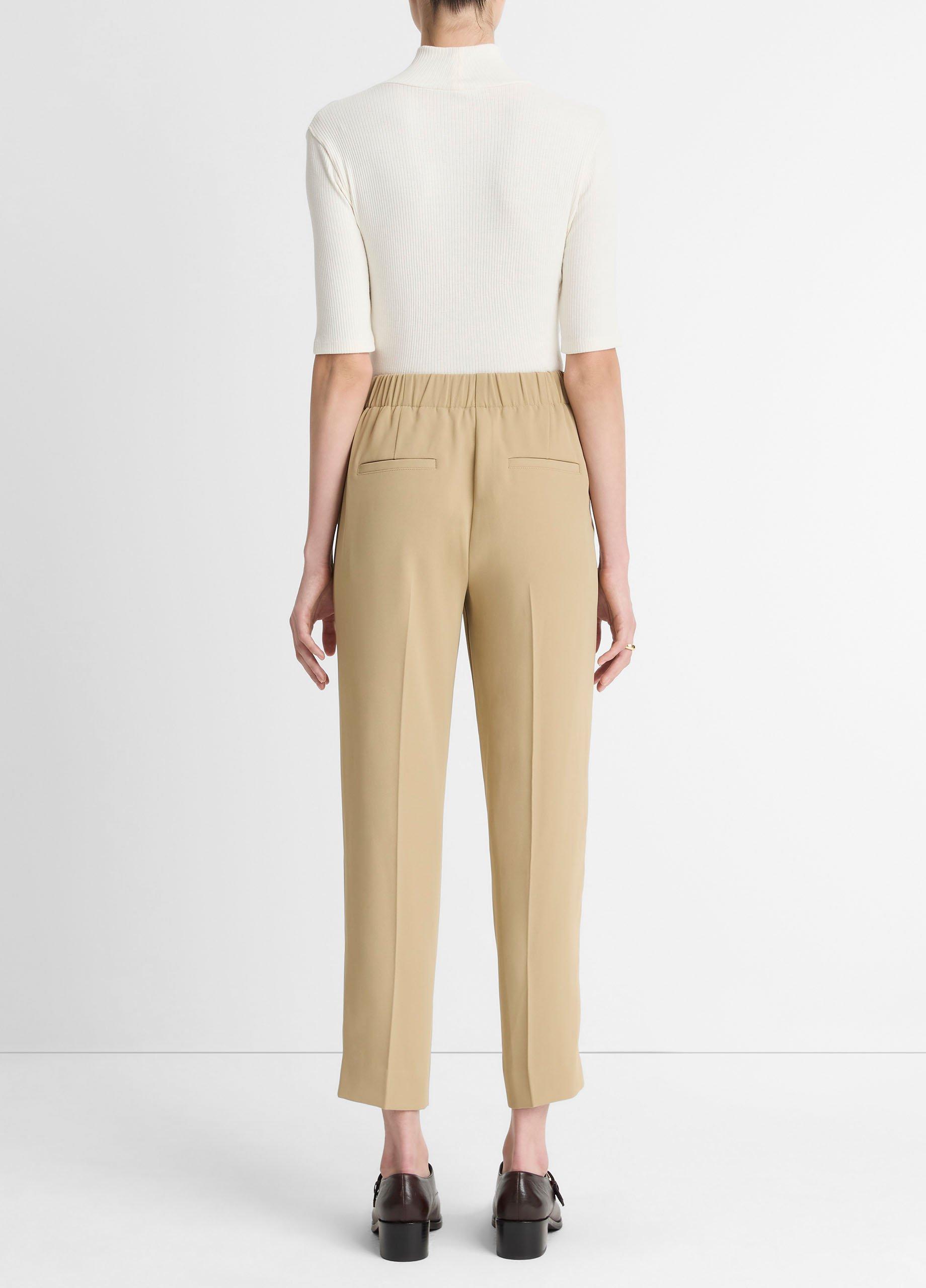 Vince Crepe Tapered Pull-On Pant - Pants & Shorts