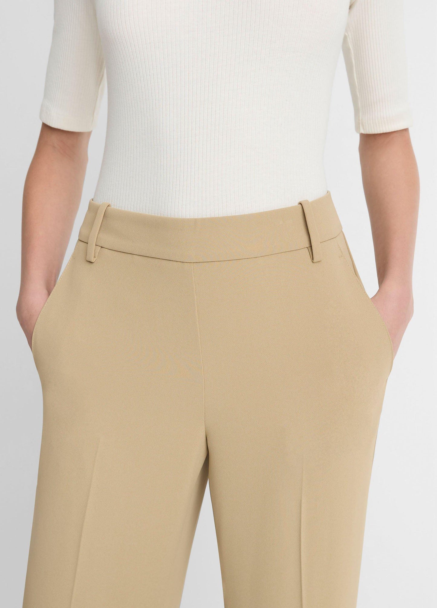 Vince Crepe Tapered Pull-On Pant - Pants & Shorts