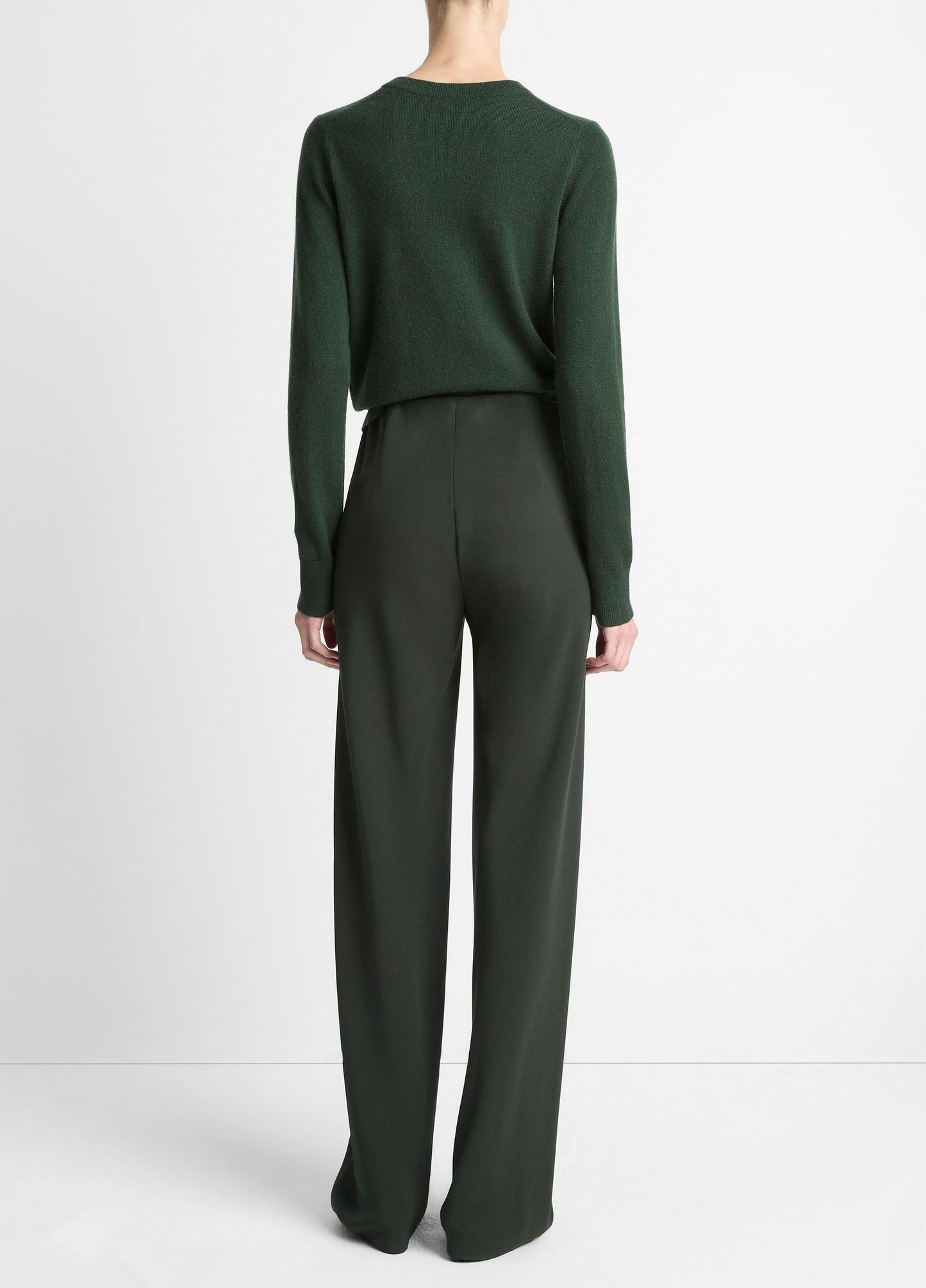Vince Colette High-Rise Crepe Bias Pant - Pants & Shorts