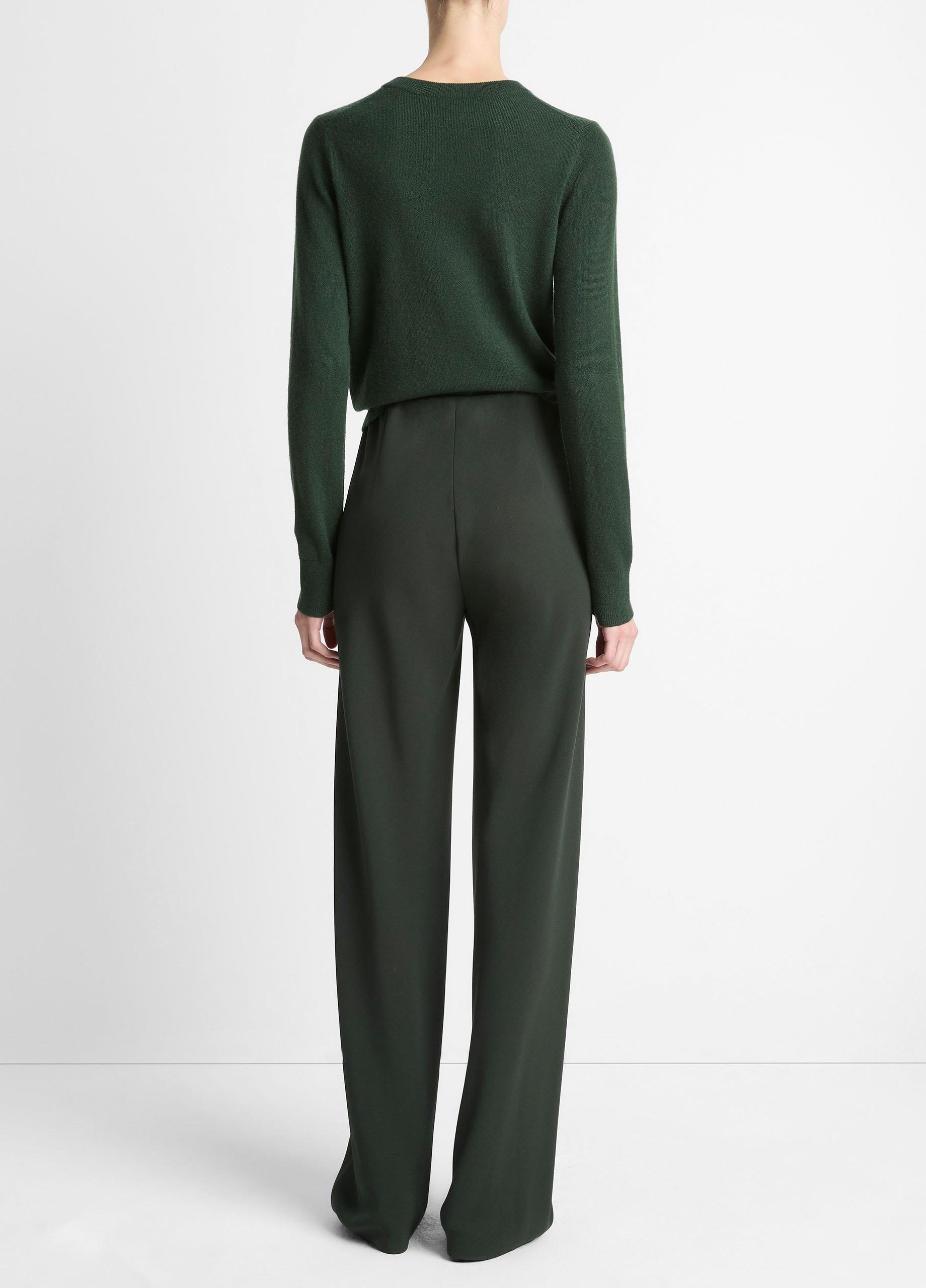 Vince Colette High-Rise Crepe Bias Pant - Pants & Shorts