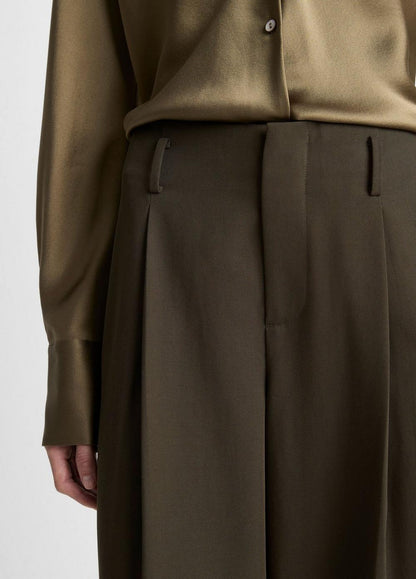 Vince High-Waist Pleated Trouser - Pants & Shorts