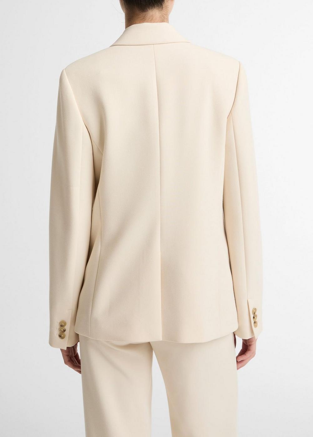 Vince Soft Sculpture Single-Breasted Blazer  - Jackets & Outerwear