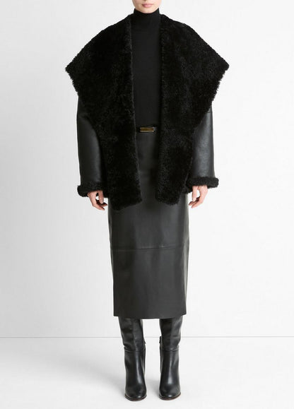 Vince Shearling Hooded Jacket - Jackets & Outerwear
