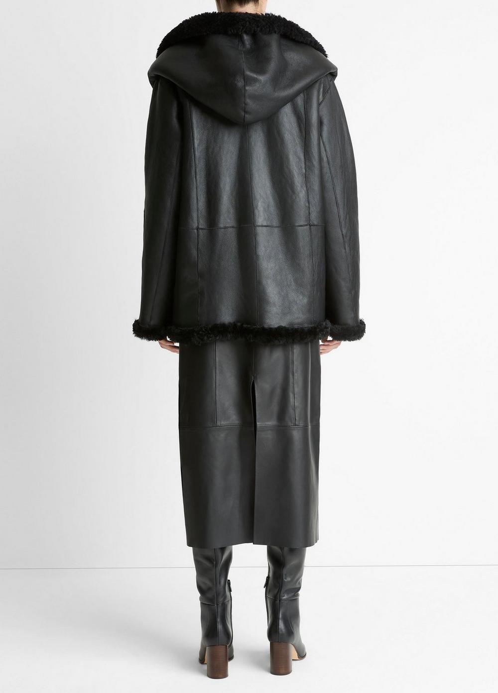 Vince Shearling Hooded Jacket - Jackets & Outerwear