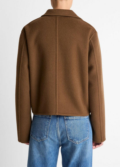 Vince Wool & Cashmere-Blend Short Jacket - Jackets & Outerwear