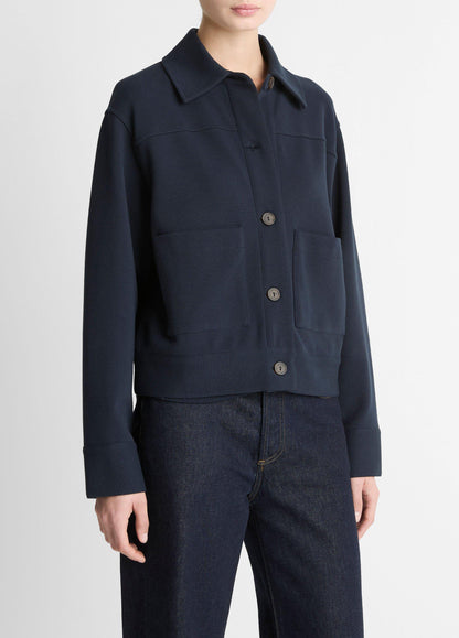Vince Double-Face Cropped Jacket - Jackets & Outerwear
