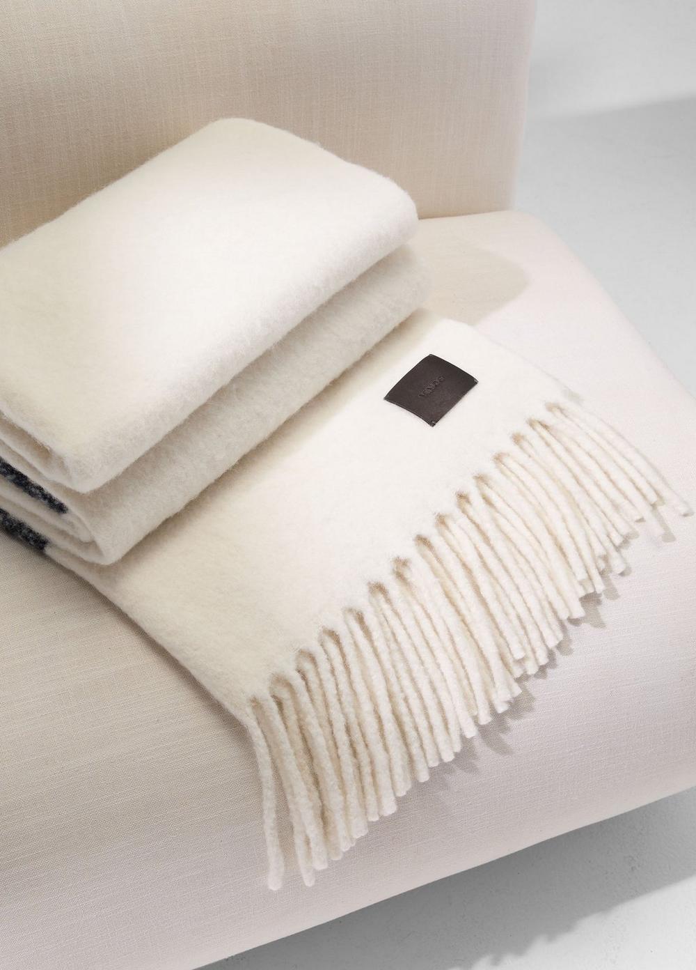 Vince Brushed Alpaca-Blend Throw - Accessories