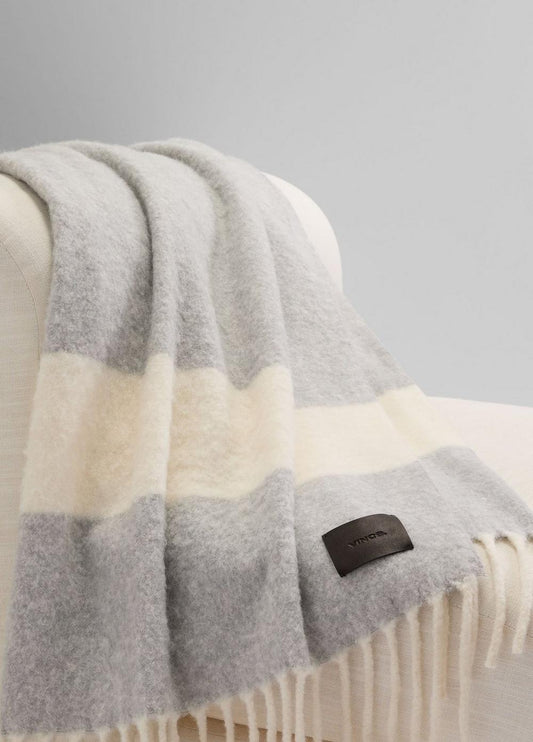 Vince Brushed Alpaca-Blend Throw - Accessories