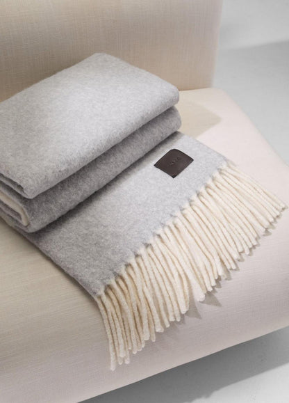 Vince Brushed Alpaca-Blend Throw - Accessories