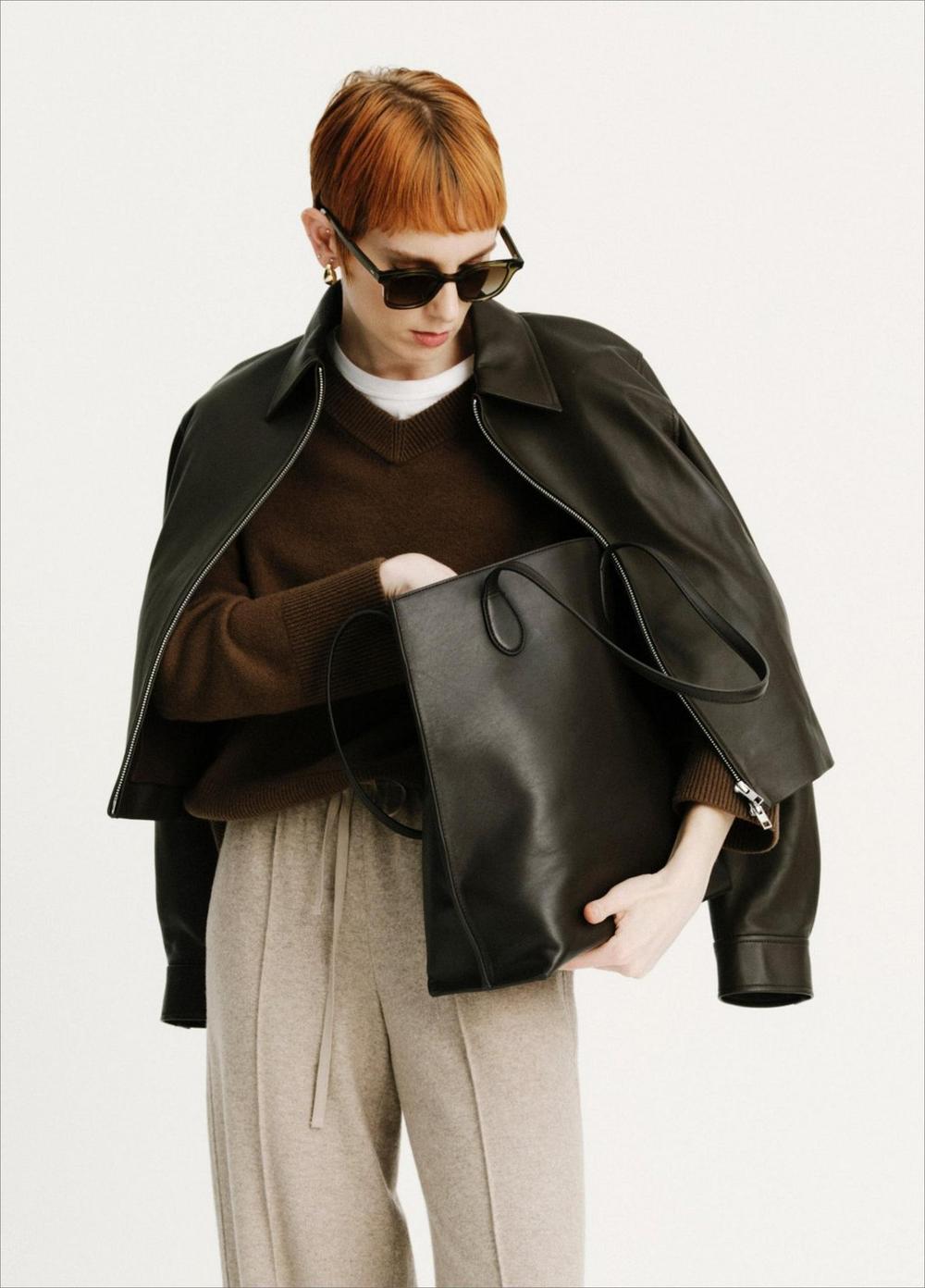 Vince Athene Nappa Leather Tote - Accessories