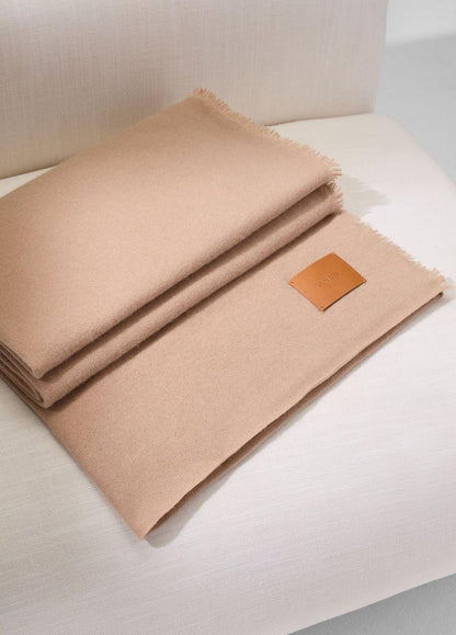 Vince Cashmere Reverse Jersey Throw - Accessories