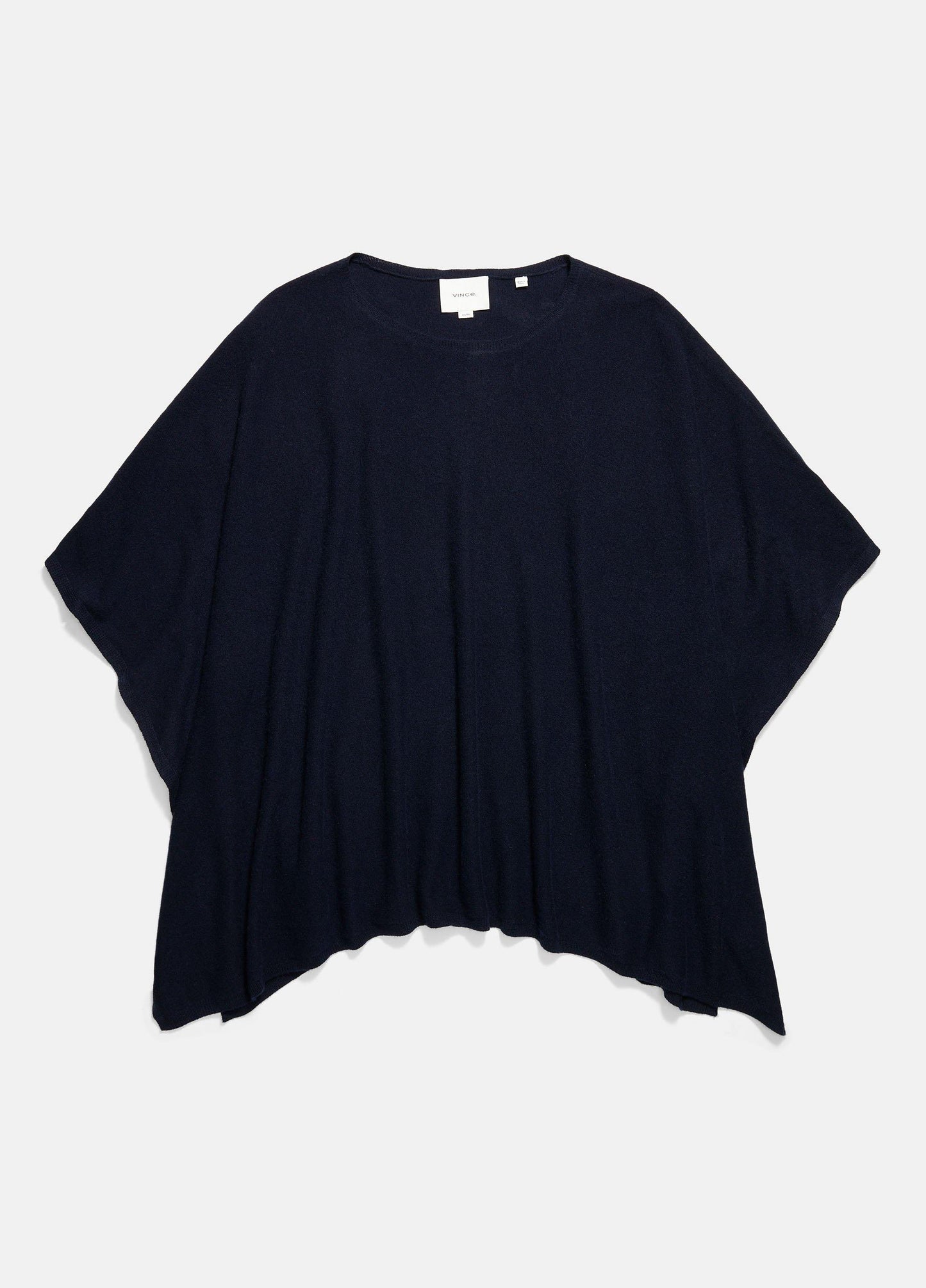 Vince Reverse-Jersey Cashmere Boat-Neck Poncho - Accessories