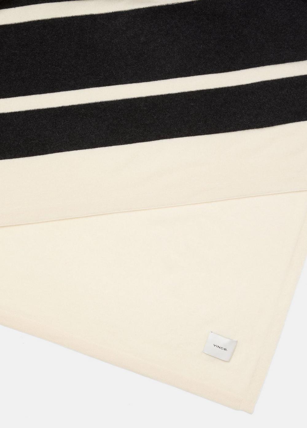 Vince Cashmere Jersey Stripe Throw - Accessories