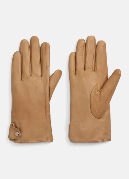 Vince Cashmere-Lined Leather Snap Glove - Accessories