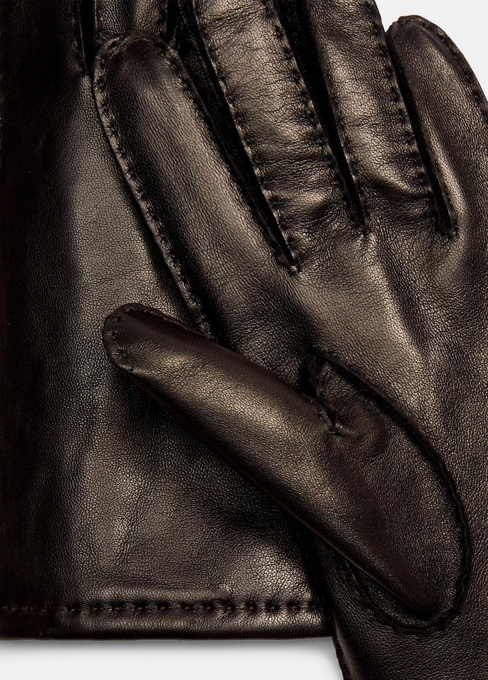 Vince Cashmere-Lined Leather Driving Glove - Accessories